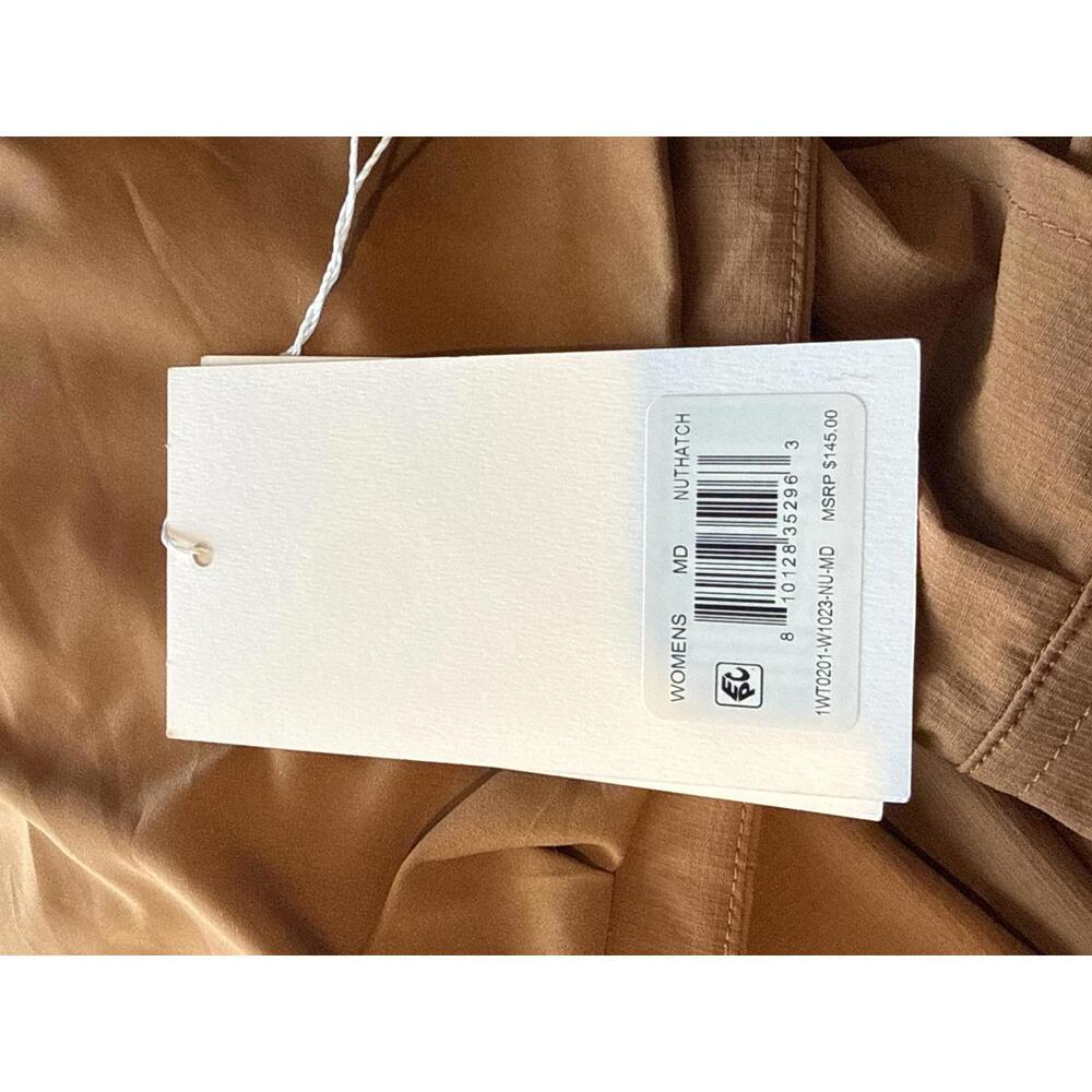 $145 Halfdays Women's Nan Field Jacket Full Zip Nuthatch Snap Button Size M - Picture 8 of 8